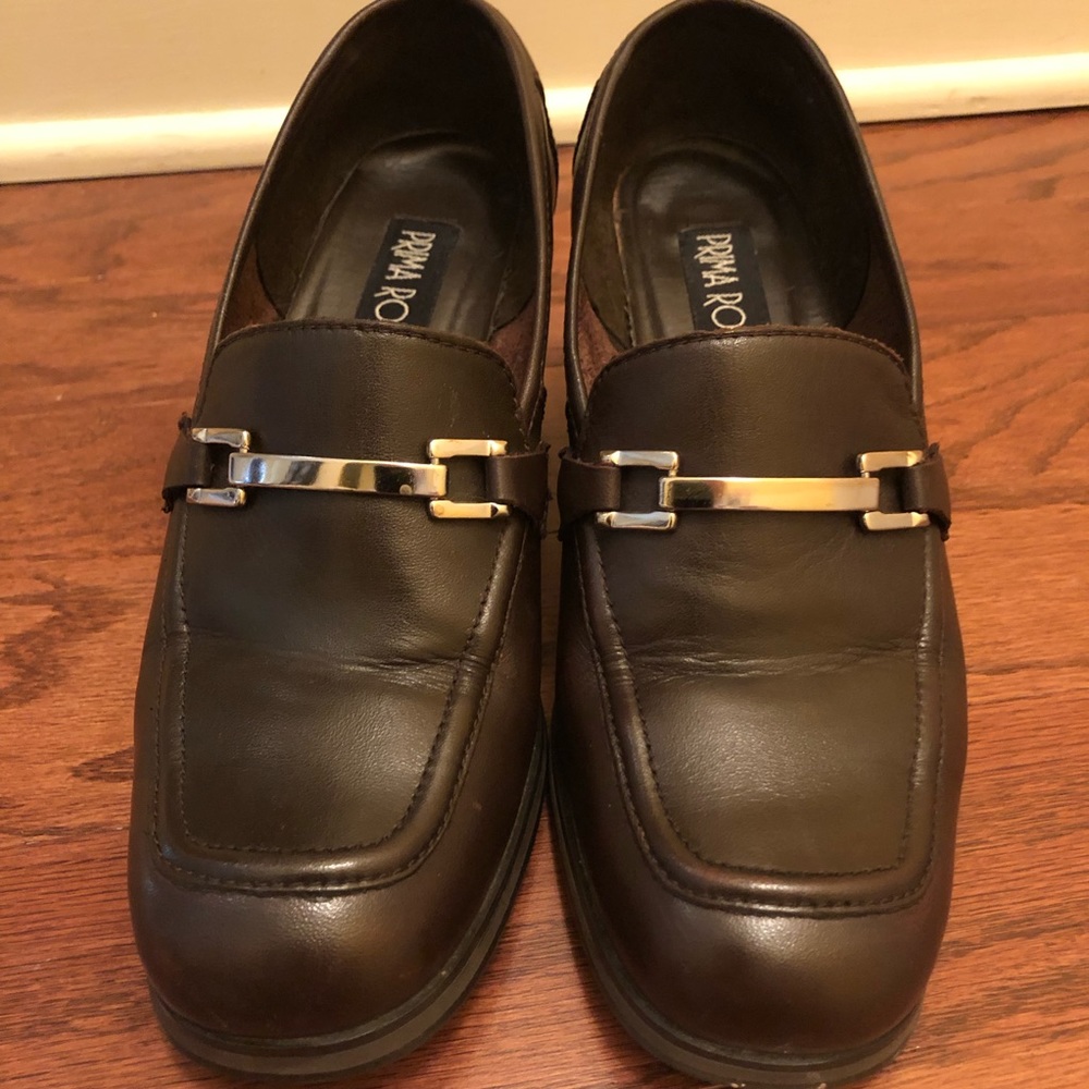 Prima Royale brown Pauline shoes - size 8